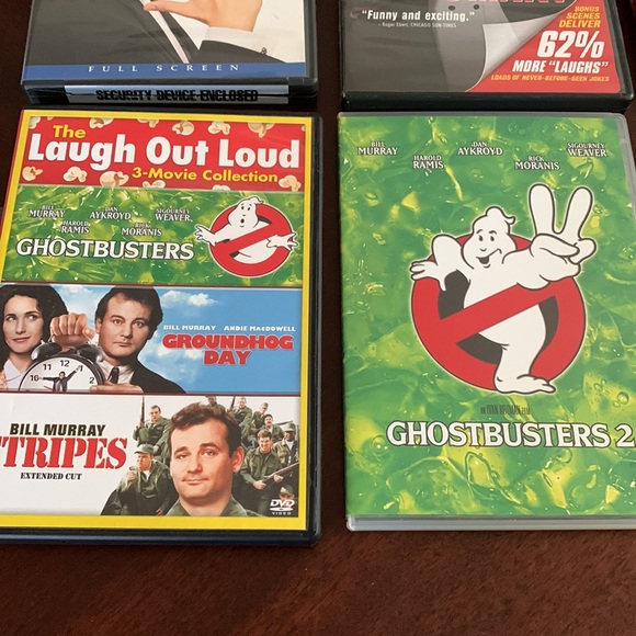 Lot of 6 Comedy DVDs 9 Movies Carell Spade Farley Murray Aykroyd - Picture 2 of 8